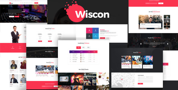 Special Wiscon - Conference & Event HTML Template