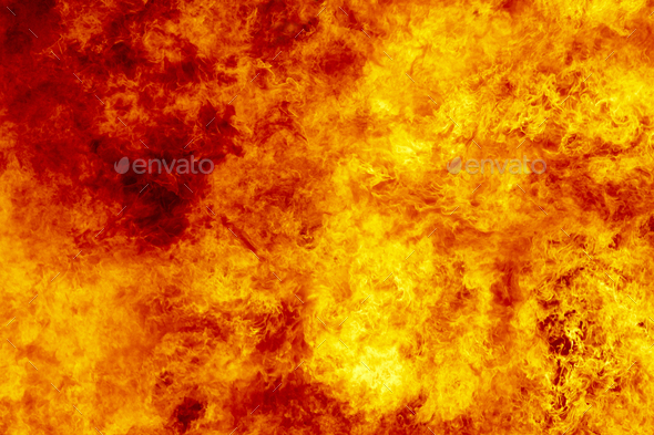 Fire flames detail. Fireman emergency. Carbon emission and combustion