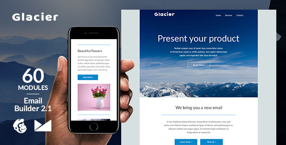 Glaice Email Template - ThemeForest 23173220