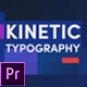 Kinetic Typography for Premiere Pro - VideoHive Item for Sale