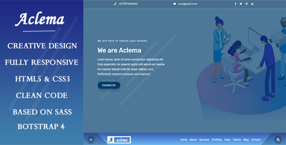 Aclema- Agency HTML Template