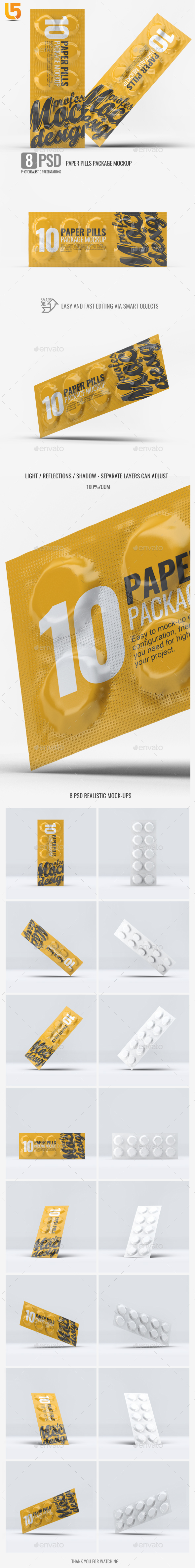 Download Paper Pills Package Mock Up By L5design Graphicriver