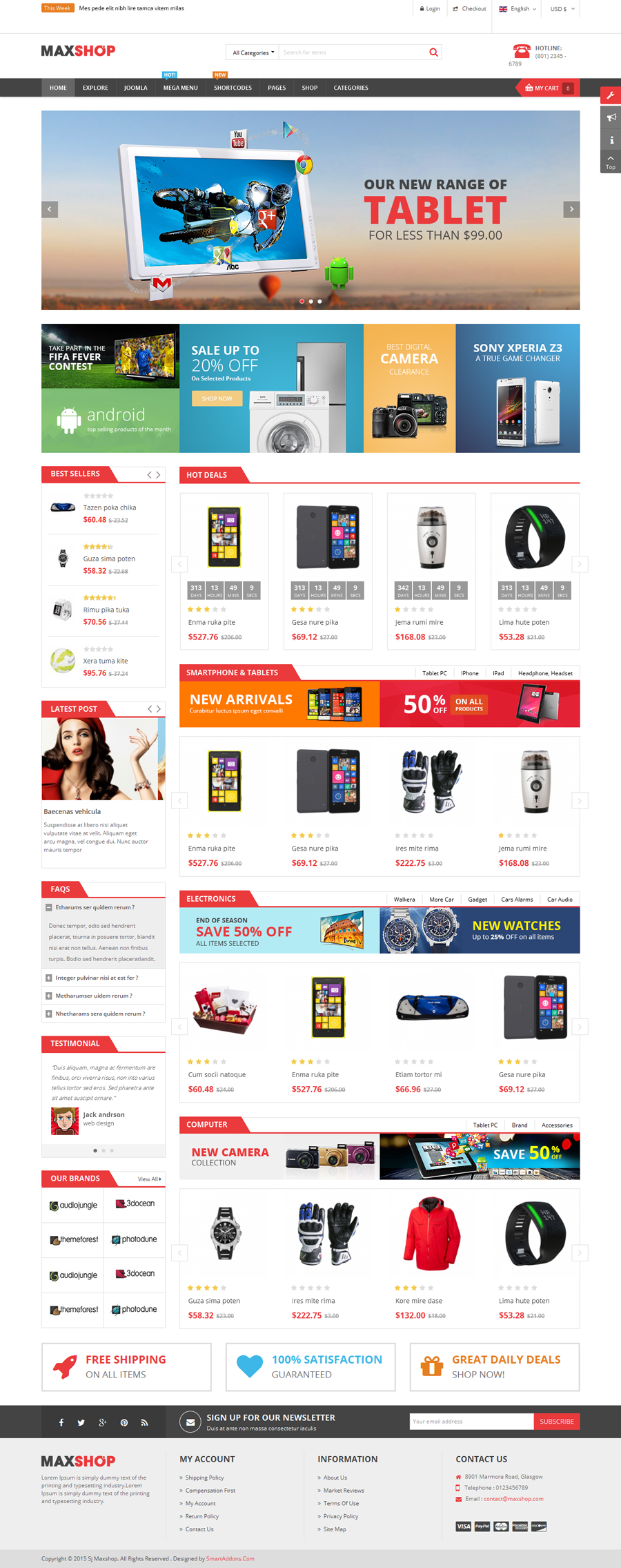 Maxshop - Multipurpose eCommerce Joomla Template by SmartAddons ...