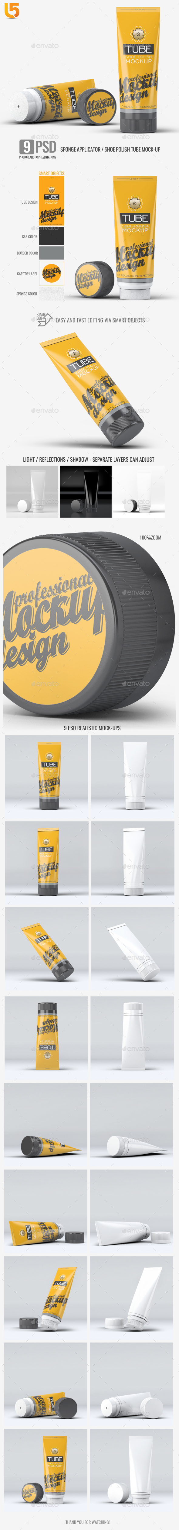 Download Tube Shoe Polish Mock Up By L5design Graphicriver