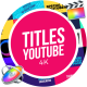 YouTube Titles Collection for Final Cut Pro X - VideoHive Item for Sale