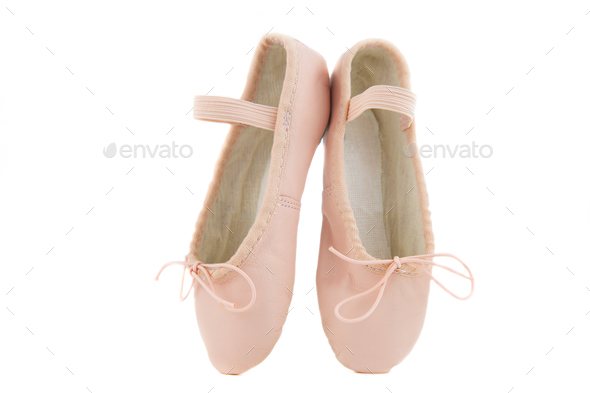 beginner ballerina shoes placed 