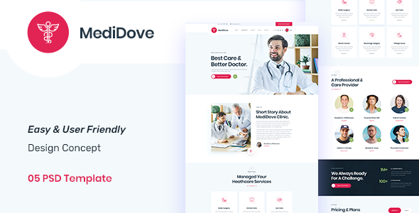 MediDove - Medical - ThemeForest 23179088