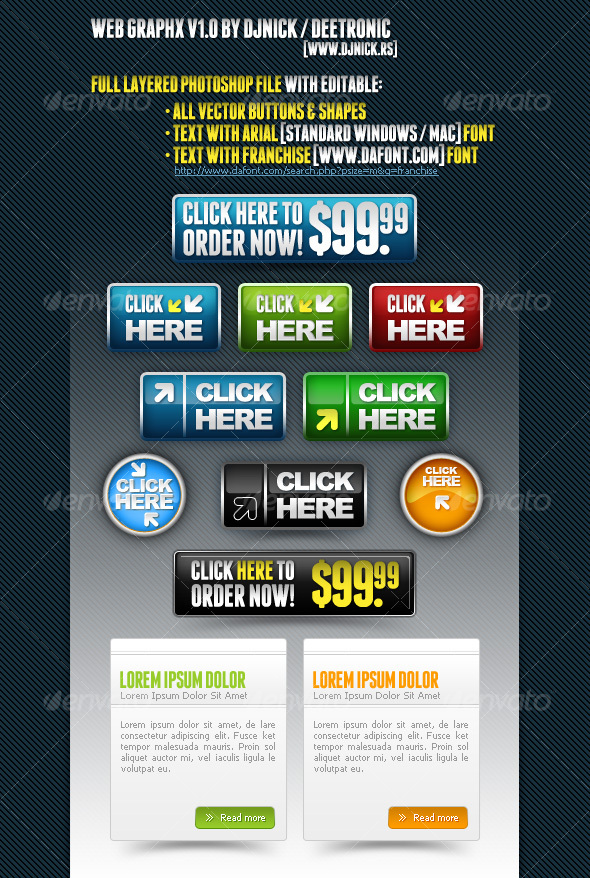 Web Graphics 1 - Miscellaneous Web Elements