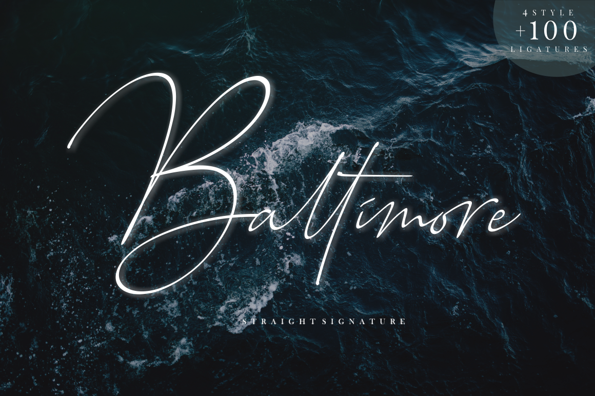 Baltimore - 4 Font Family, Fonts | GraphicRiver