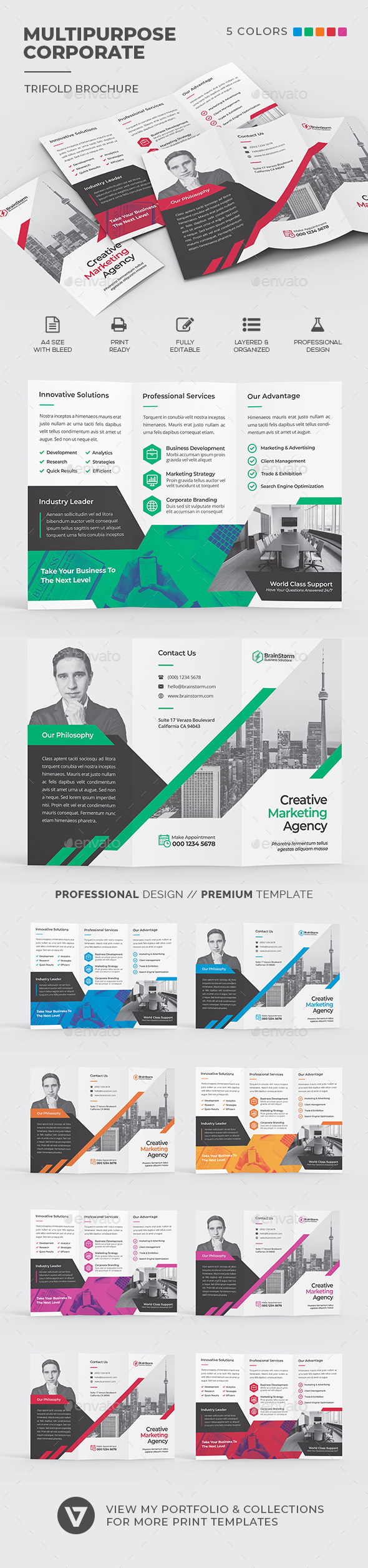 brochure templates from graphicriver technical brochure template