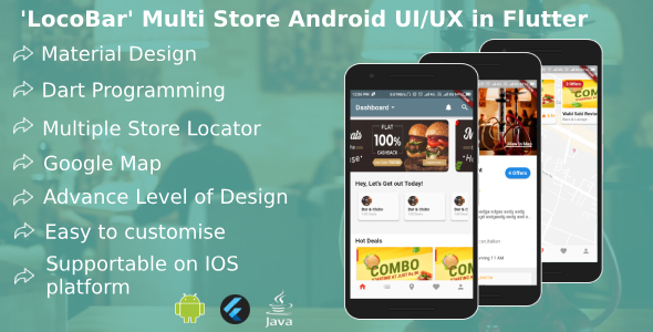'LocoBar' Multistore Android App Template in Flutter - CodeCanyon Item for Sale