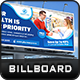 Pharmacy Medical Care Billboard, Print Templates | GraphicRiver