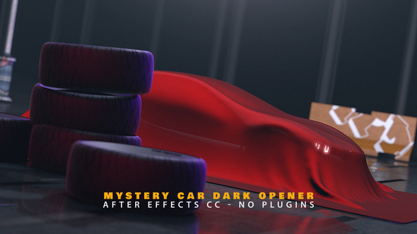 Mystery Car Dark - VideoHive 23236556
