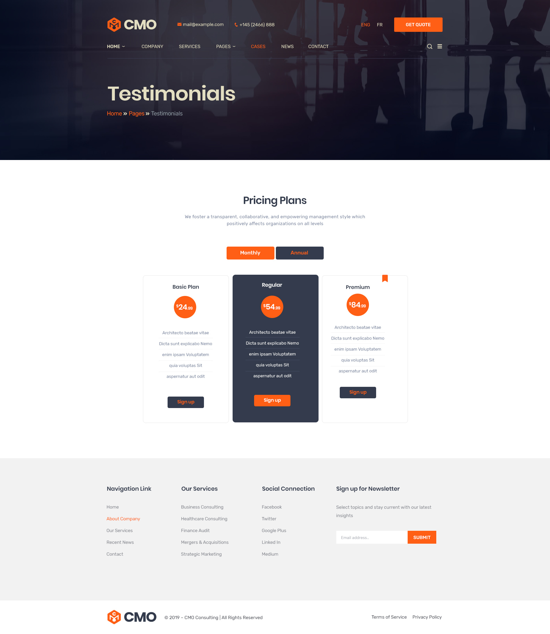 CMO - Corporate Consulting Business PSD Template by andIT_themes24