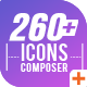 Icons Composer Script / Flat animated icons / Design concepts and backgrounds - VideoHive Item for Sale