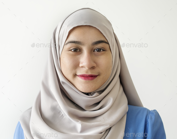 Portrait of a Muslim woman - Stock Photo - Images