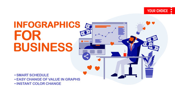 Infographics for business - VideoHive 23208329