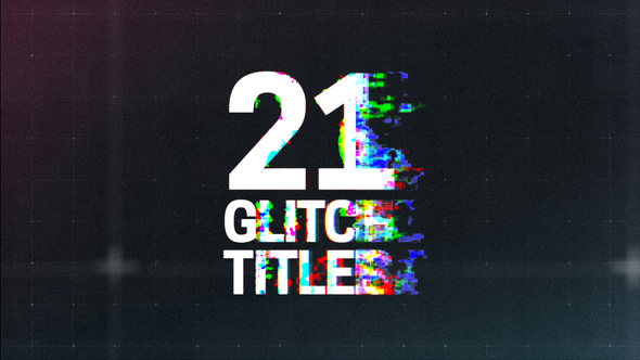 Glitch Titles - VideoHive 21698901