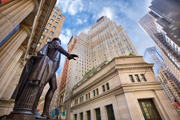 Financial District of New York - Stock Photo - Images