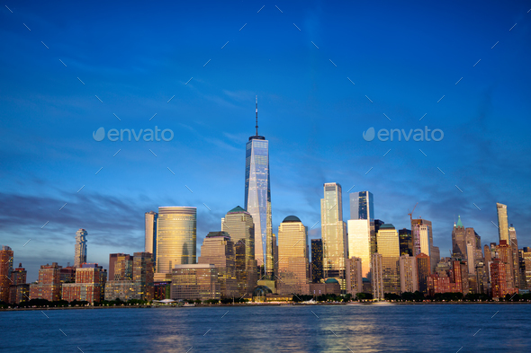 New York skyline - Stock Photo - Images
