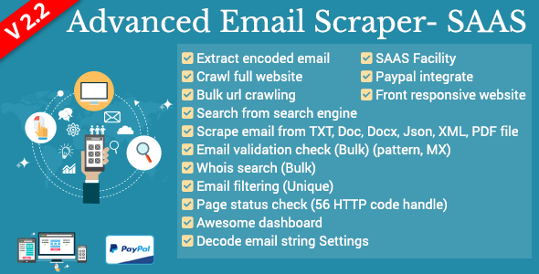 Advanced Email Scraper - SaaS Pack - CodeCanyon Item for Sale