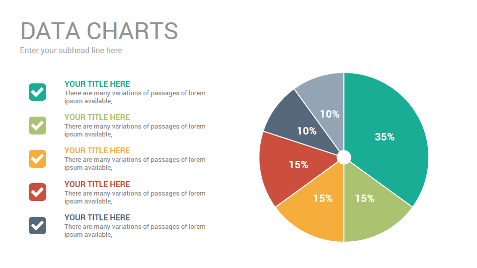 2 In 1 Data Charts PowerPoint Templates Bundle, Presentation Templates