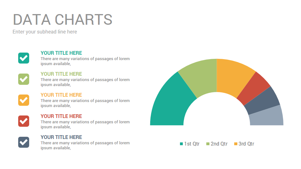 2 In 1 Data Charts PowerPoint Templates Bundle, Presentation Templates