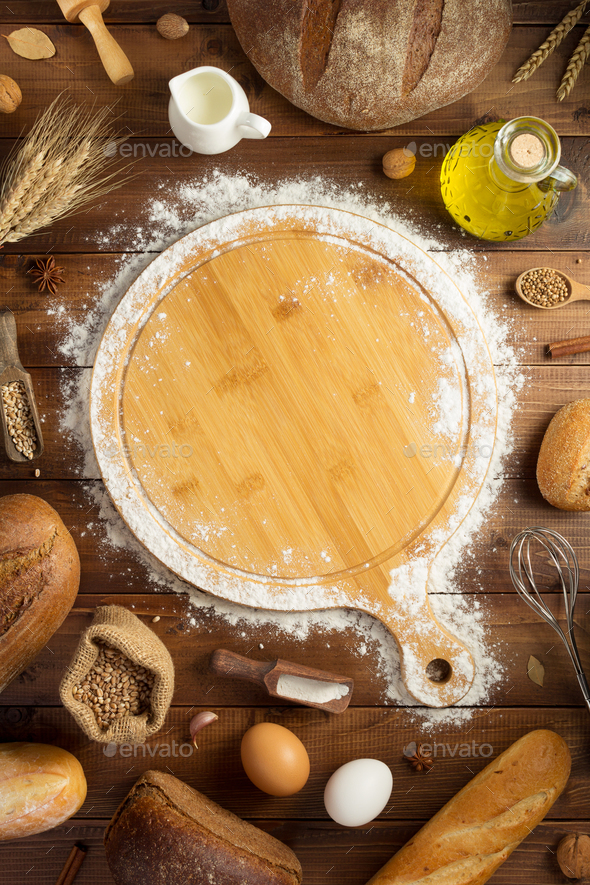 Wheat Flour And Bakery Ingredients Stock Photo By Seregam Photodune