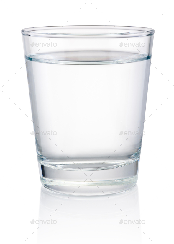 water glass Stock Photo