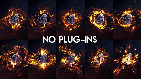 Fire Wave Logo - VideoHive 23257777