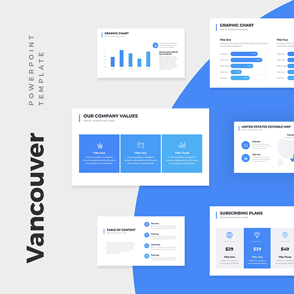 Vancouver Business Pitch Deck PowerPoint Template Vancouver Business Pitch Deck PowerPoint Template