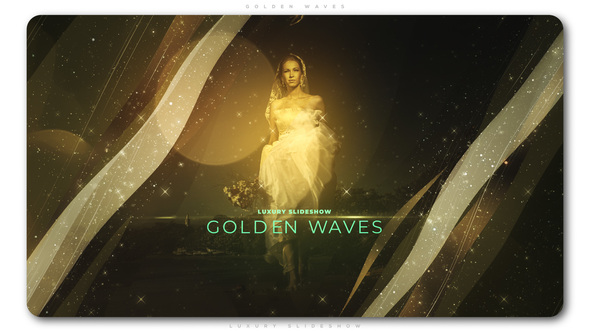 Golden Waves Luxury - VideoHive 23259551