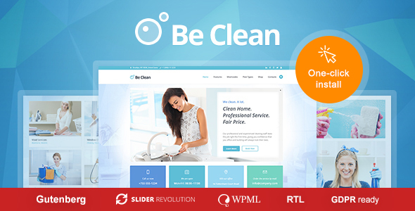 Be Clean - ThemeForest 15360714