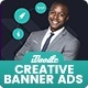 Creative Startup Agency Banners HTML5 Ad D61 - GWD PSD