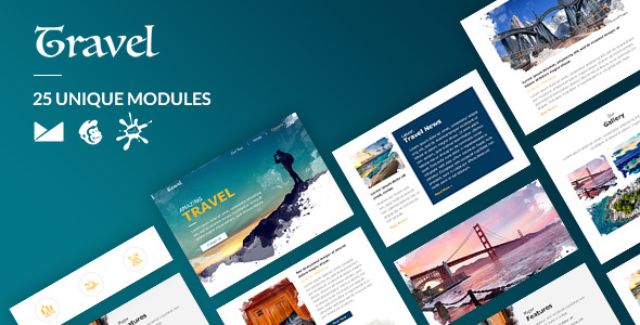 Travel Email-Template + - ThemeForest 23262107