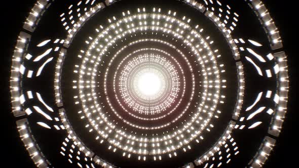 Abstract Glowing Lights Tunnel 4K Loop 01 alt