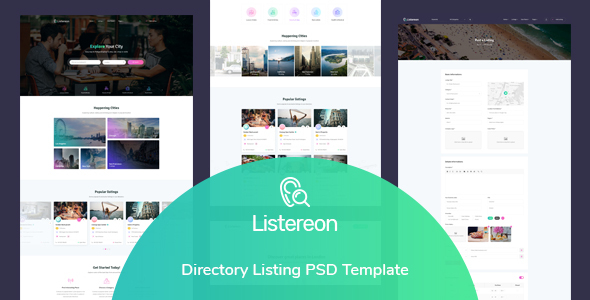 Listereon - Directory - ThemeForest 23261784