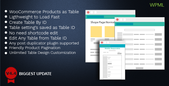 Woo Product Table Pro - Making Quick Order Table - CodeCanyon Item for Sale