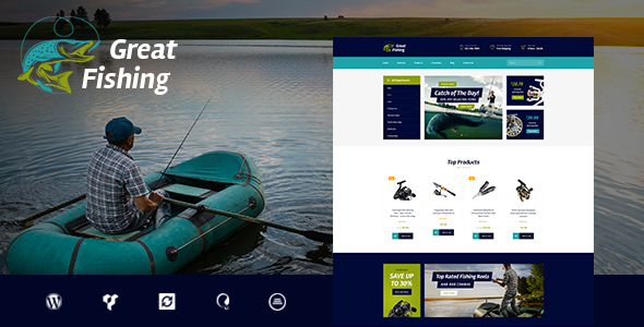 Fishing and Hunting - ThemeForest 19356746