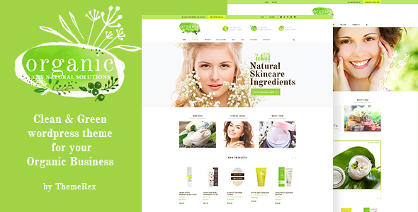 Organic Beauty StoreNatural - ThemeForest 18008993