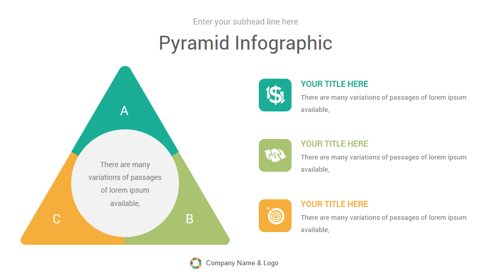 Pyramid Infographics PowerPoint Template diagrams by CiloArt | GraphicRiver