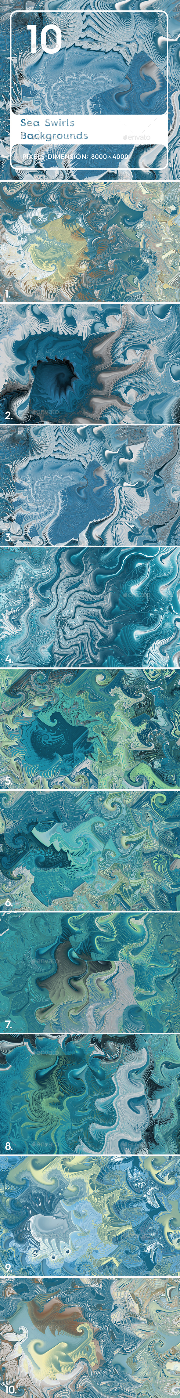 10 Sea Swirls - 3Docean 23267452