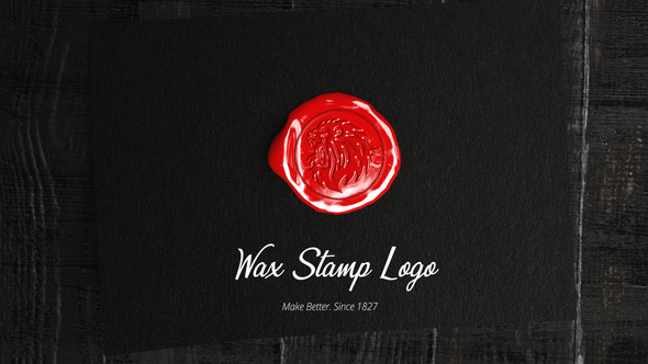 Wax Stamp Logo ( Red, Gold, Silver )