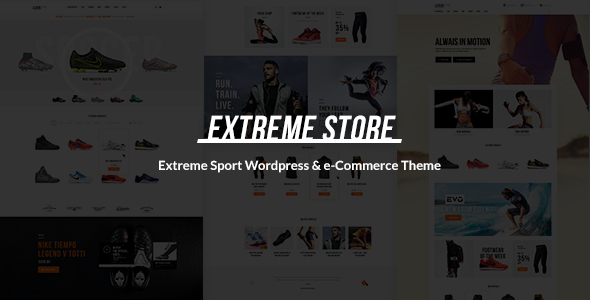 Extreme | Sports Clothing & Equipment Store WordPress Theme