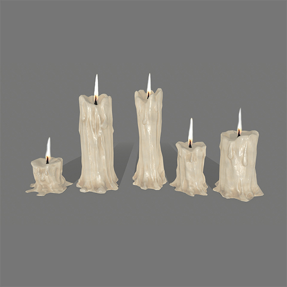 candle set - 3Docean 23270079