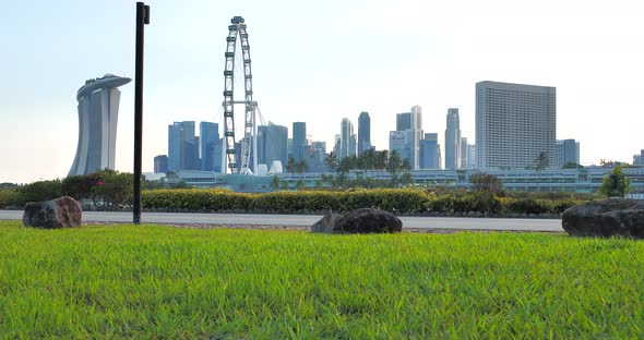 Gardens by the Bay and Singapore Flyer