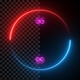 Red &amp; Blue Neon Circle Quotes Frame V5 - VideoHive Item for Sale