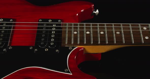 Red Electric Guitar 06B
