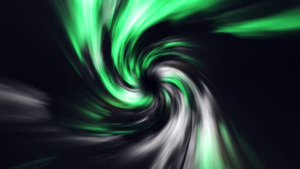 Green Vortex DJ Abstract Background Loop