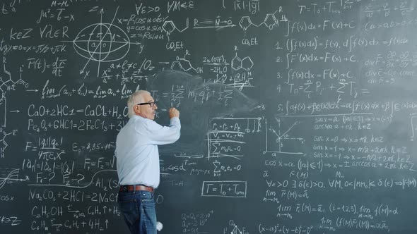 Teacher Writing Formulas On Board Then Leaving While Students Throwing Paper Balls At Him By Silverkblack